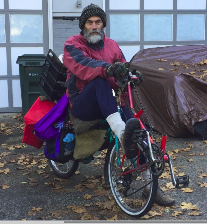 Adrian Wolfe - Manuped bicycle